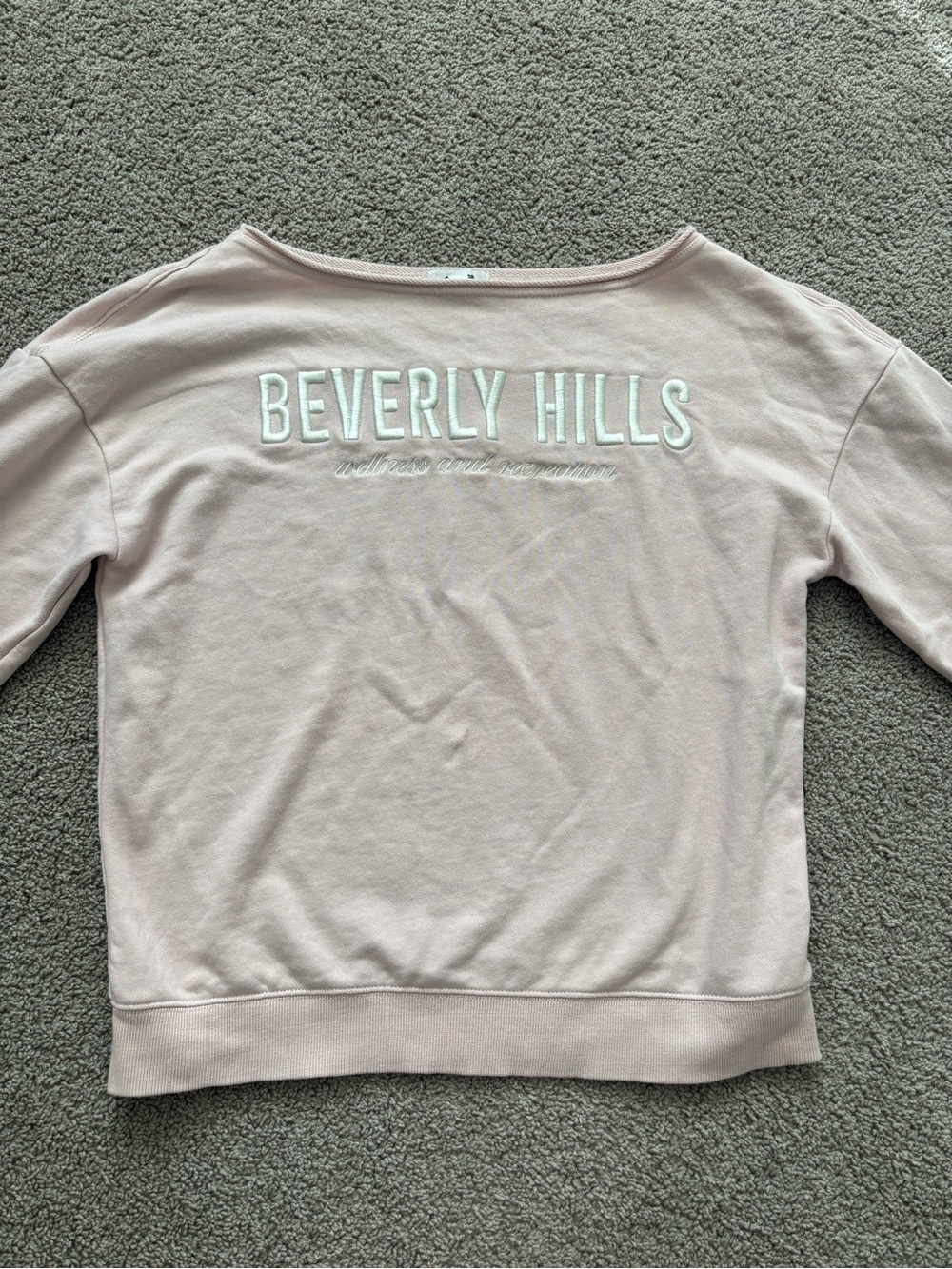 Garage Terry off the shoulder sweater